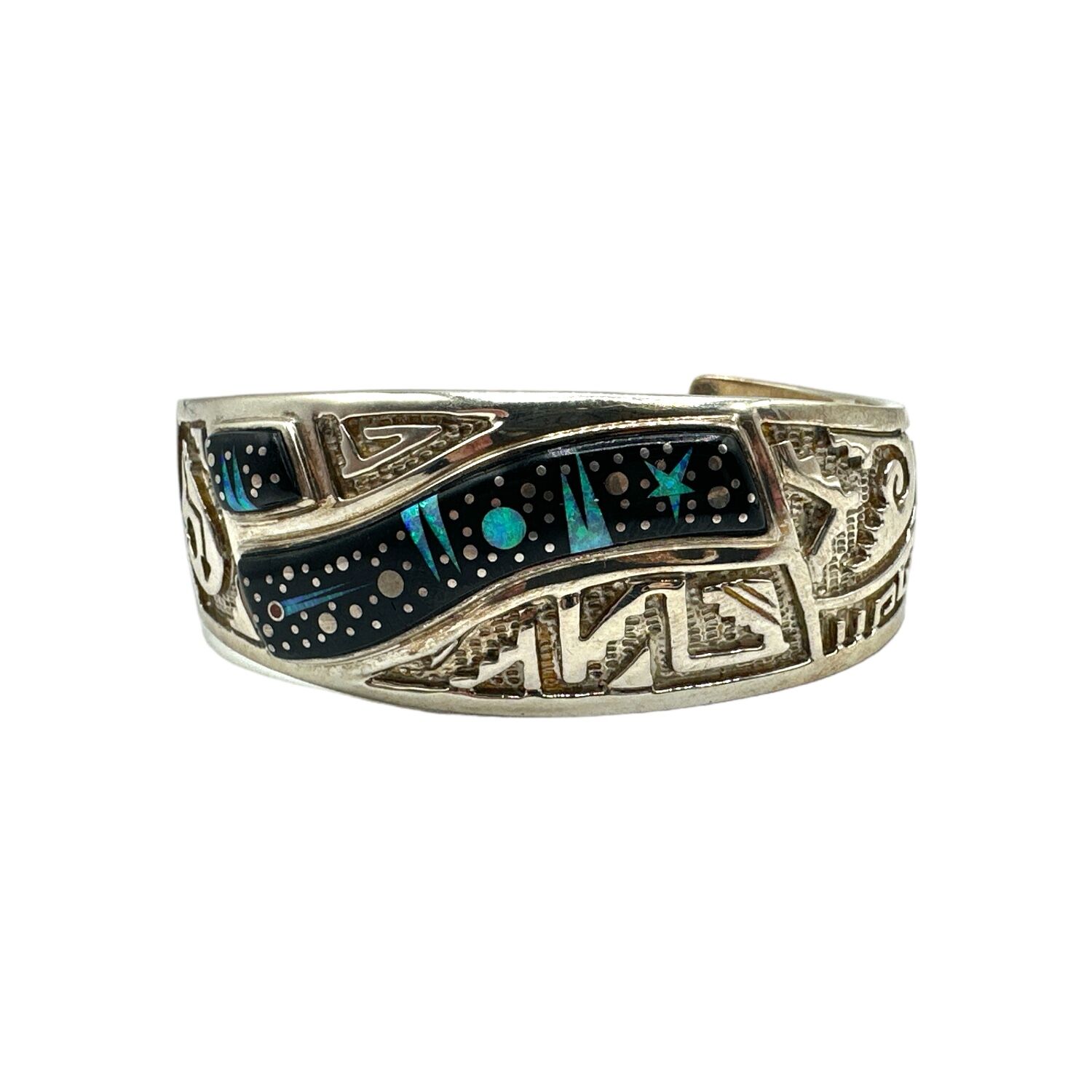 Shooting Stars Native American Jewelry Navajo Turquoise Sterling Silver Bracelet Cuff Shooting Stars Native American Jewelry Navajo Turquoise Sterling Silver Bracelet Cuff